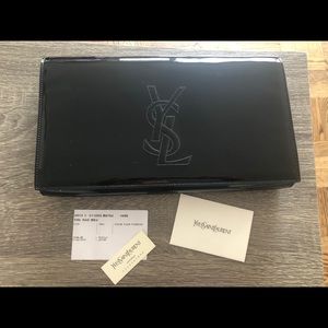 Authentic YSL Belle du Jour Patent Leather Clutch